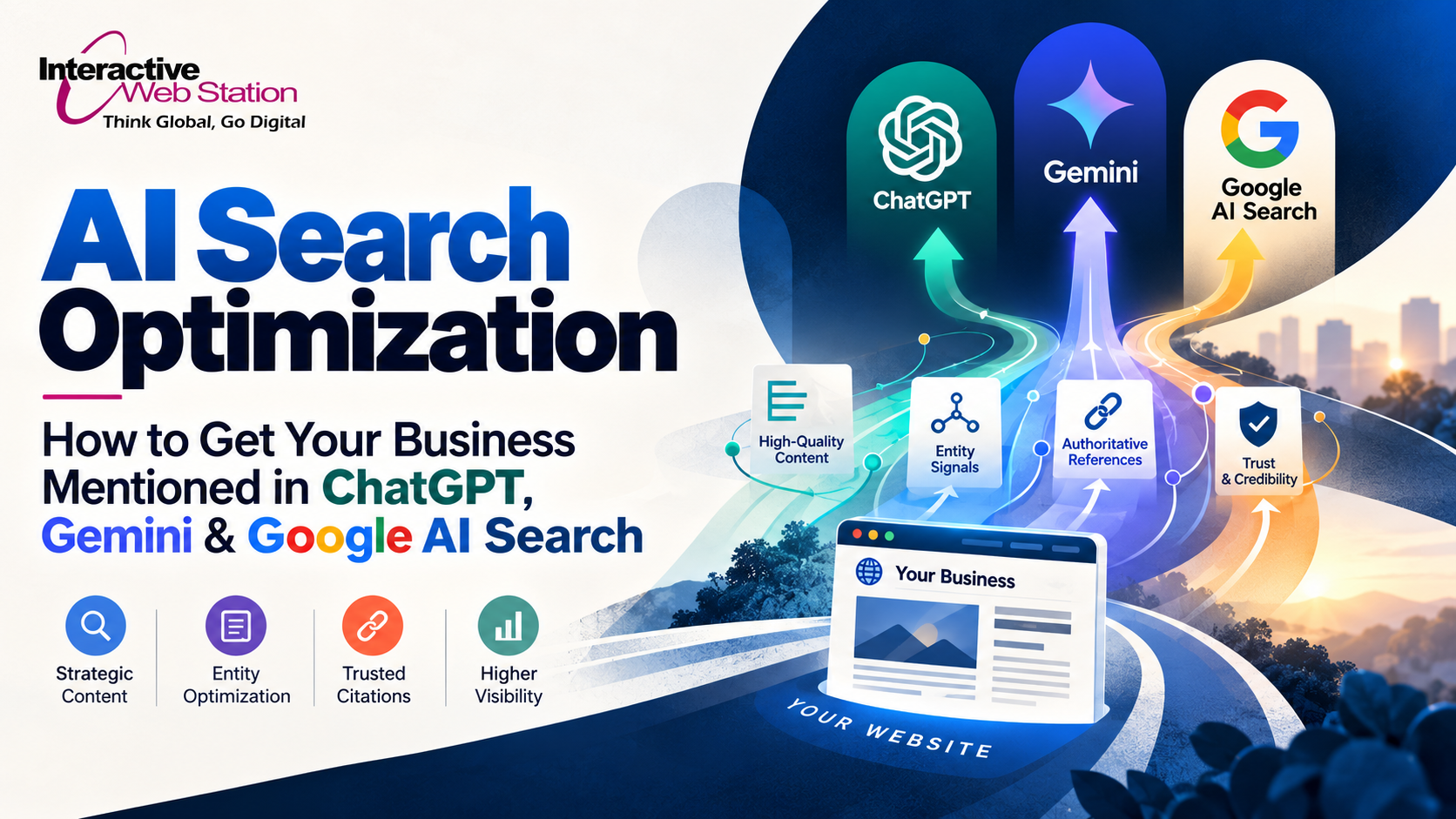 AI search optimization business visibility